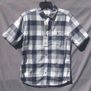 Men’s Short Sleeve Plaid Shirt